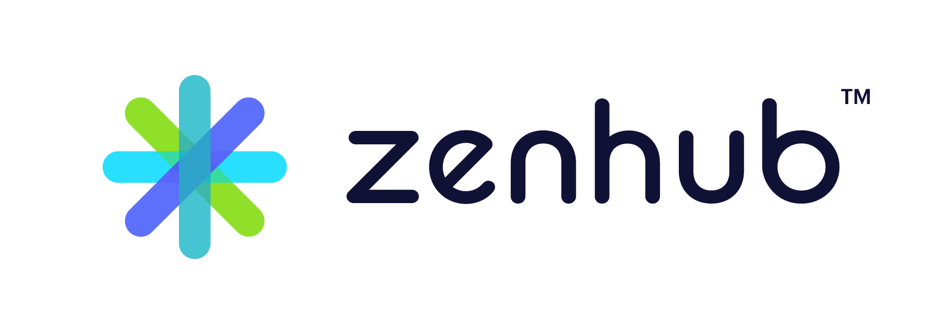 Zenhub primary logo, light