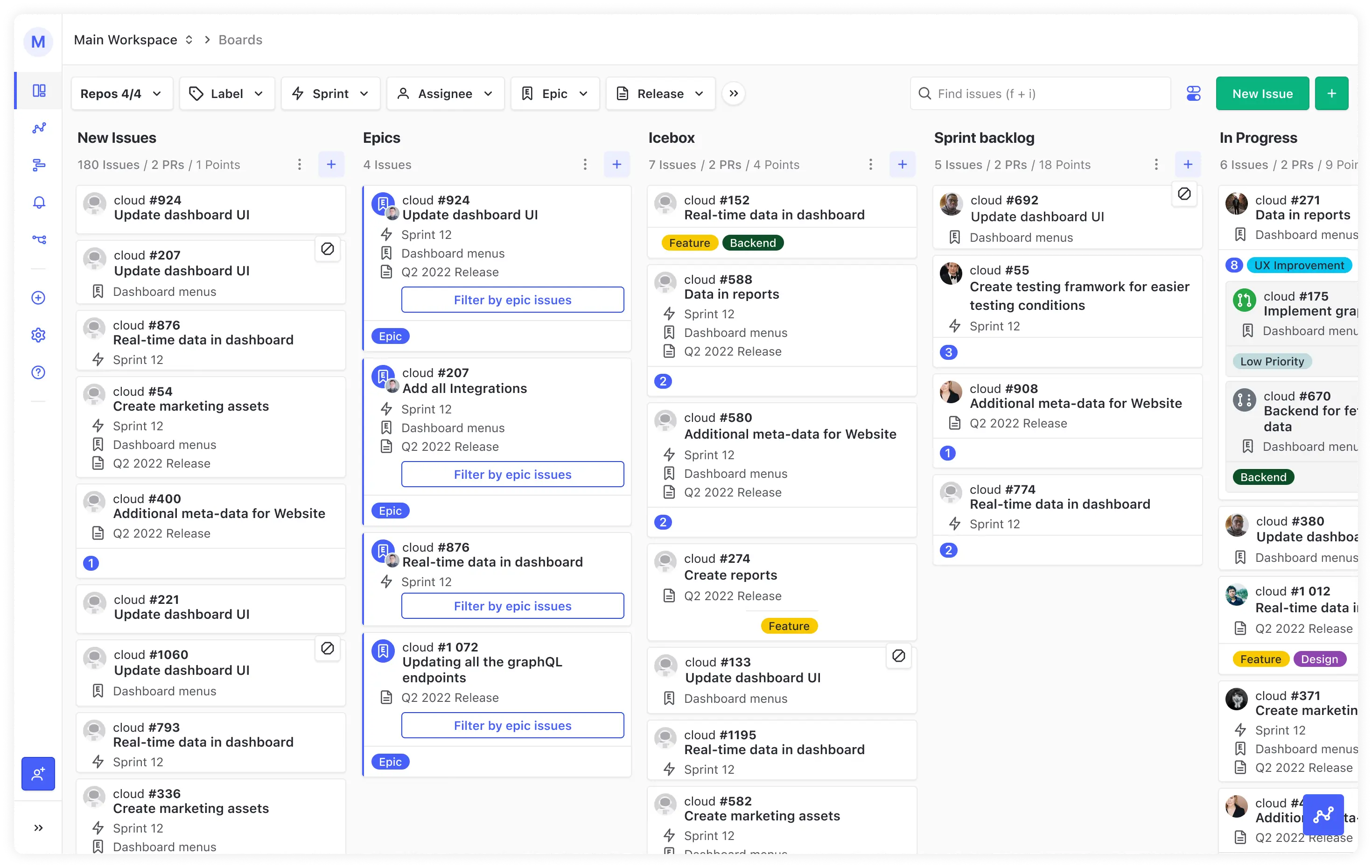 The ZenHub Board